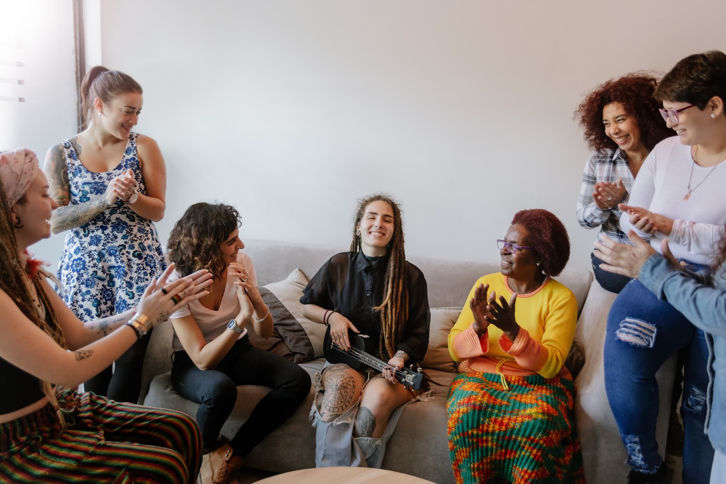 ABCN members in conversation at a community gathering